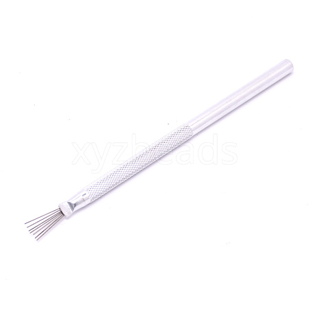 Stainless Steel Pottery Sculpture Needle Texture Tools AJEW-WH0155-99-1