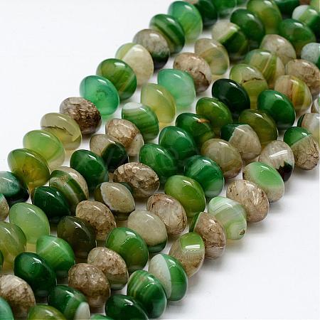 Natural Agate Beads Strands G-N0309-28F-1