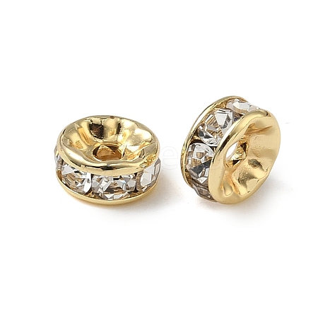 316 Surgical Stainless Steel Rhinestone Spacer Beads X-STAS-L285-001G-03-1