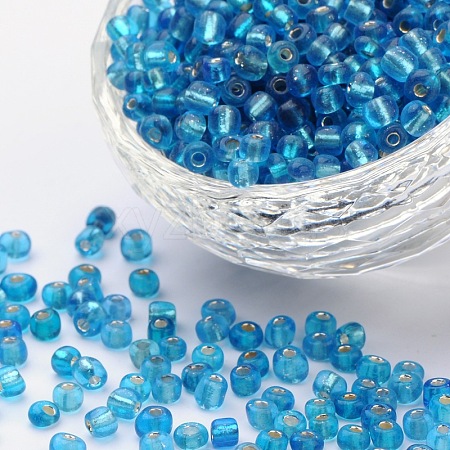 (Repacking Service Available) 6/0 Glass Seed Beads SEED-C014-4mm-23B-1