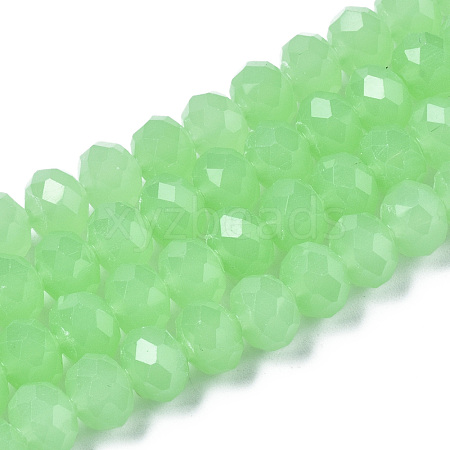 Glass Beads Strands EGLA-A034-J8mm-D08-1
