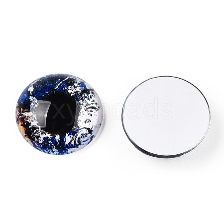 Glass Cabochons GGLA-T004-03-G-1