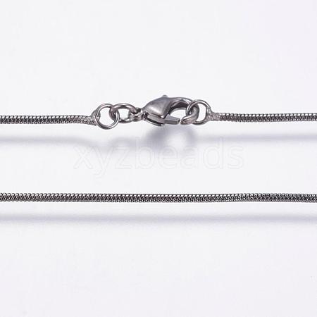 Eco-Friendly Rack Plating Brass Chain Necklaces MAK-G002-05B-B-FF-1