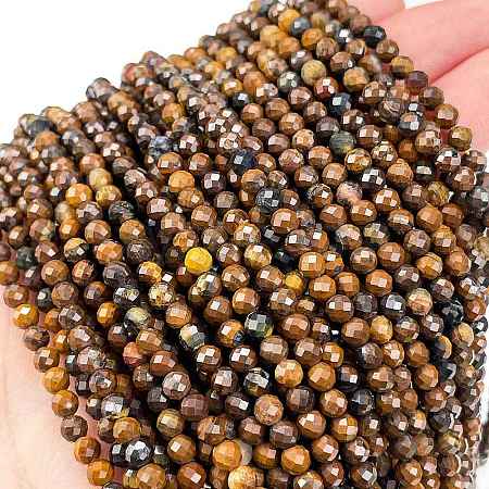 Natural Tiger Eye Beads Strands X-G-M399-03C-01-1