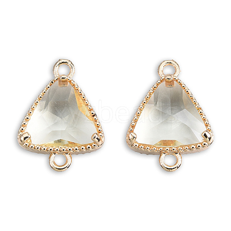 Transparent K9 Glass Connector Charms LS-GLAA-N038-60-F12-1