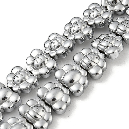 Electroplated Synthetic Non-magnetic Hematite Beads Strands G-Z032-D02-05F-1
