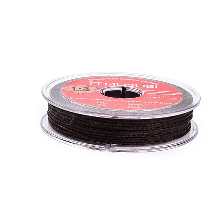 2-Ply Round Waxed Cotton Thread Cords YC-T004-01A-07-1