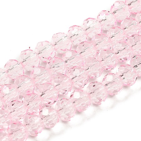 Transparent Baking Paint Glass Beads X1-DGLA-A034-T6mm-D04-1