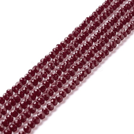 Transparent Glass Beads Strands GLAA-C019-01B-09-1