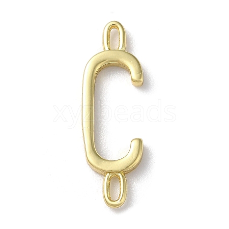 Rack Plating Brass Connector Charms KK-P245-07G-C-1
