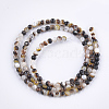 Black Lip Shell Beads Strands SHEL-S274-92A-2