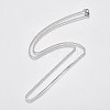 Non-Tarnish 304 Stainless Steel Curb Chain Necklaces NJEW-L162-01A-P-2