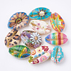 Printed Cowrie Shell Beads SHEL-S274-27-1