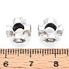 Alloy Rhinestone European Beads FIND-N009-04P-3