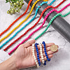 Kissitty 8 Strands 8 Colors Synthetic Turquoise Beads Strands TURQ-KS0001-02-14