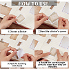 CRASPIRE 2 Sets 2 Styles Writable Self-Adhesive Paper Stickers DIY-CP0007-40-6