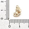 Brass Micro Pave Cubic Zirconia Pendants KK-M306-06G-01-3