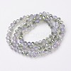 Electroplate Glass Beads Strands LS-EGLA-A034-J8mm-S07-2