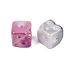 UV Plating Opaque Acrylic Beads MACR-C036-14-2