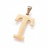 304 Stainless Steel Pendants and Stud Earrings Jewelry Sets LS-SJEW-P099-20G-2
