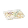 7Pcs 7 Colors Christmas Tree Handmade Porcelain & ABS Plastic Imitation Pearl Angel Pendant Decorations HJEW-FS00082-7