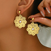 Elegant Stainless Steel Stud Earrings VF4299-7-9