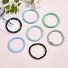 7Pcs 7 Style Handmade Polymer Clay Heishi Surfer Stretch Bracelets Set BJEW-SW00073-07-2