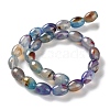 Natural Agate(Dyed & Heated) Beads Strands G-M446-D01-01B-3