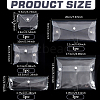 5Pcs 5 Styles Rectangle Transparent PVC Cosmetic Pouches AJEW-FG0004-33-2