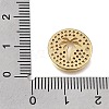Brass Micro Pave Clear Cubic Zirconia Connector Charms CU-CBAA556-04C-3