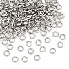 Tarnish Resistant 304 Stainless Steel Open Jump Rings X-STAS-J013-5x0.9mm-01-5