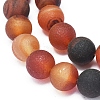 Natural Agate Beads Strands X-G-D0005-31-10mm-3