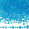 890Pcs Transaparent Glass Beads Strands GLAA-SP0001-38-1