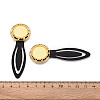 Alloy & Iron Bookmark Cabochon Settings PALLOY-N184-05G-3