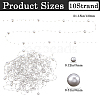10 Strands Acrylic Imitation Pearl Beaded Trim Garland Strand OCOR-GF0001-45-03-2