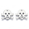 Halloween 201 Stainless Steel Charms STAS-R116-066-2