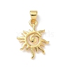 Brass Pendants KK-P330-07G-1
