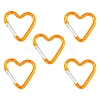 5Pcs Zinc Alloy Spring Gate Rings FIND-YW0010-59F-1