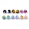 Cellulose Acetate(Resin) Stud Earring Findings KY-R022-017-1