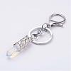 Mixed Stone Pointed Keychain KEYC-P032-F-2