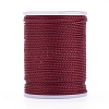 Round Waxed Polyester Cord X-YC-G006-01-1.0mm-09-1