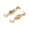 Ion Plating(IP) 304 Stainless Steel Lobster Claw Clasps STAS-A097-03A-G-2