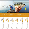 SUPERFINDINGS 180Pcs 4 Style Brass Fishing Lures KK-FH0005-90-5