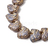 Painted Glass Beads Strands GLAA-Z021-10E-2