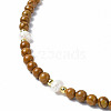 Gemstone & Natural Pearl & Glass Beaded Necklace with 304 Stainless Steel Clasp for Women NJEW-F302-06-3