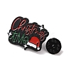 Christmas Theme Word Christmas Time Enamel Pins JEWB-M043-07A-3