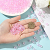 500Pcs UV Plating Acrylic Beads OACR-SP0001-85A-4