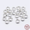 925 Sterling Silver Split Jump Rings STER-F036-01S-0.6x8mm-3