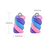 Handmade Polymer Clay Charms X-CLAY-T016-83M-2