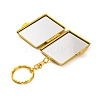 Iron Folding Mirror Keychain KEYC-U002-01G-01-2